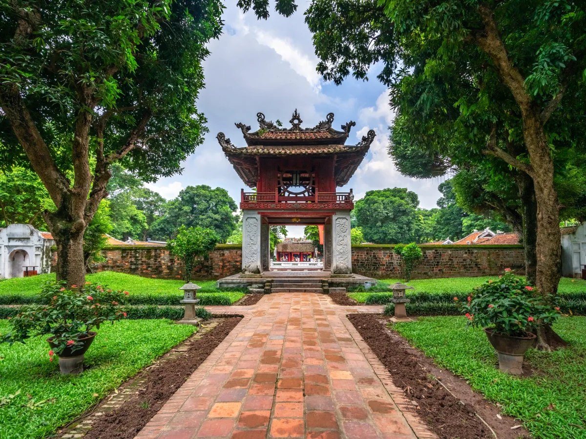 Khue Van Cac pavilion at the Temple of Literature, Hanoi