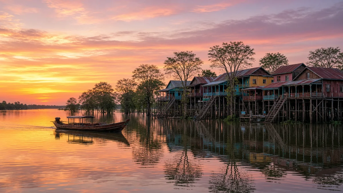 Tonle Sap Lake: Teaching Ecology and Floating Village Life in Cambodia
